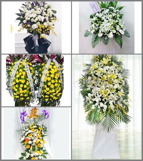安徽宿州市灵璧县朱集乡白事花篮预定